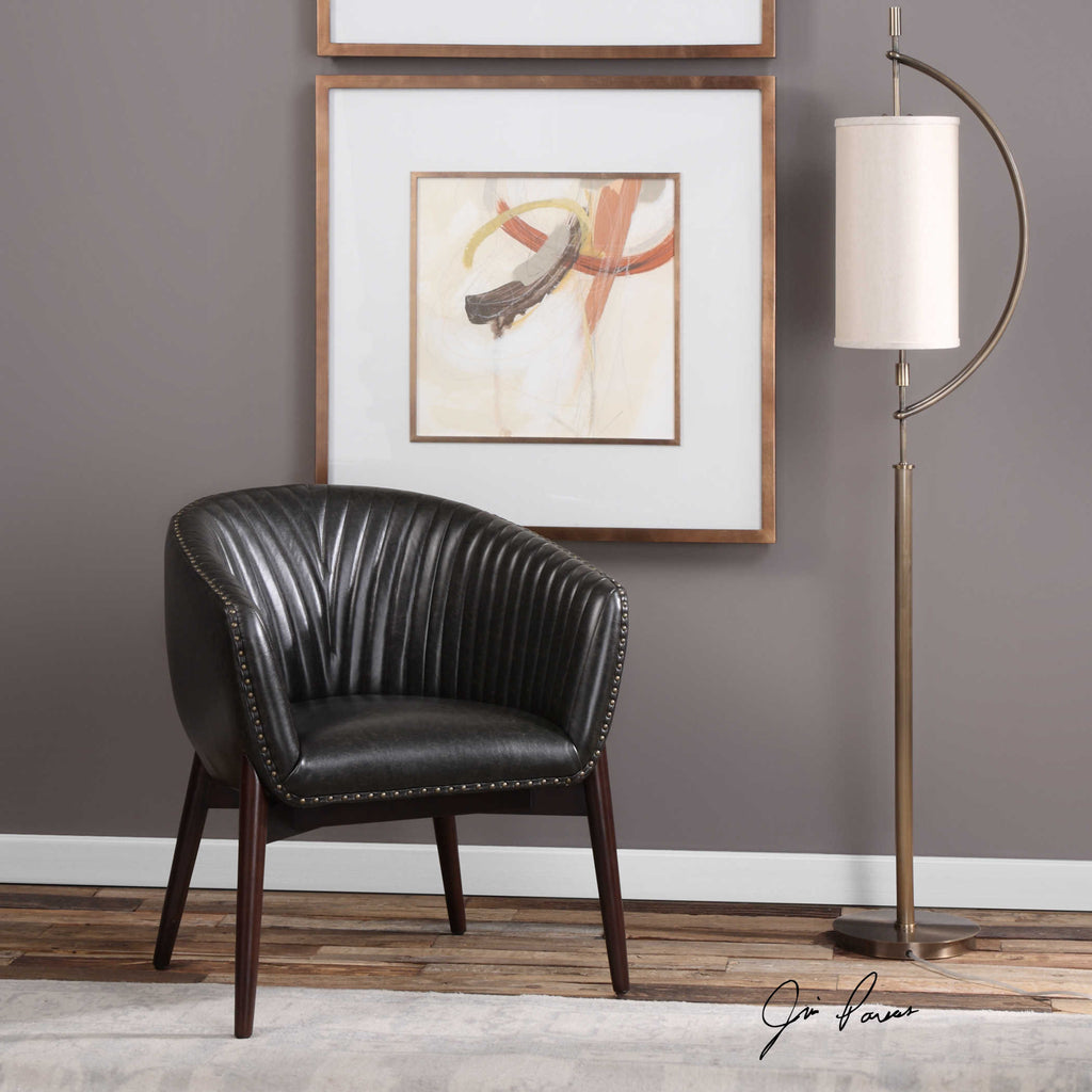 Anders Chenille Accent Chair - Bombay Mercantile