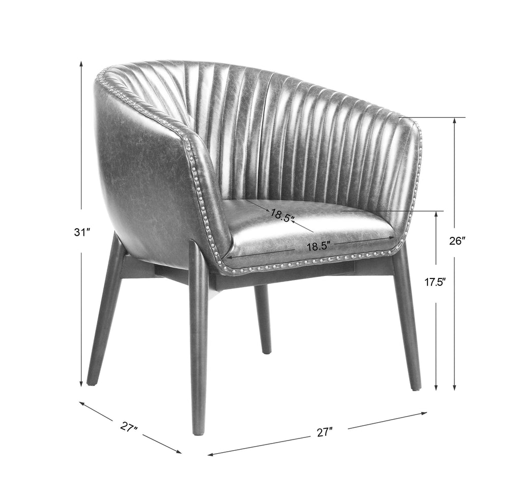 Anders Chenille Accent Chair - Bombay Mercantile