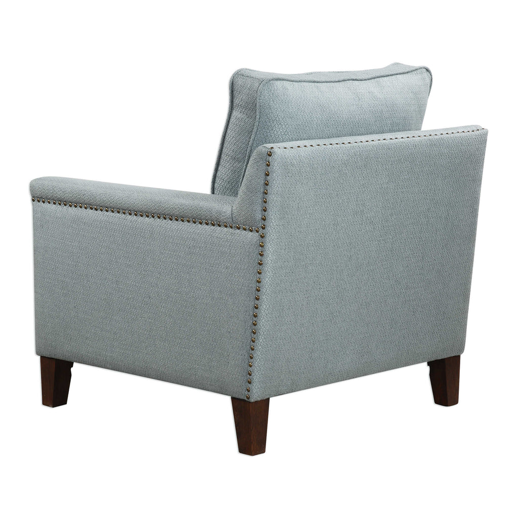 Charlotta Sea Mist Accent Chair - Bombay Mercantile