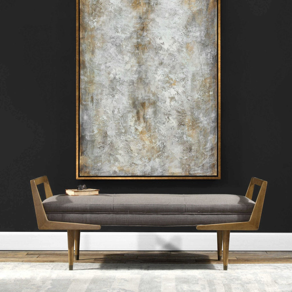 Waylon Mid-Century Modern Bench - Bombay Mercantile
