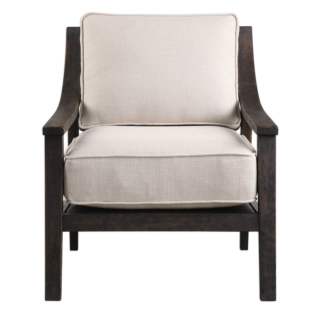Lyle Beige Accent Chair - Bombay Mercantile