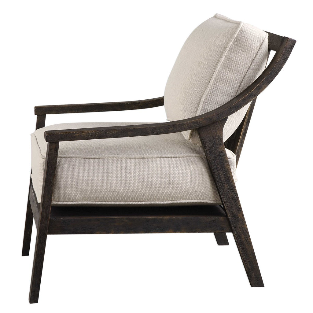 Lyle Beige Accent Chair - Bombay Mercantile