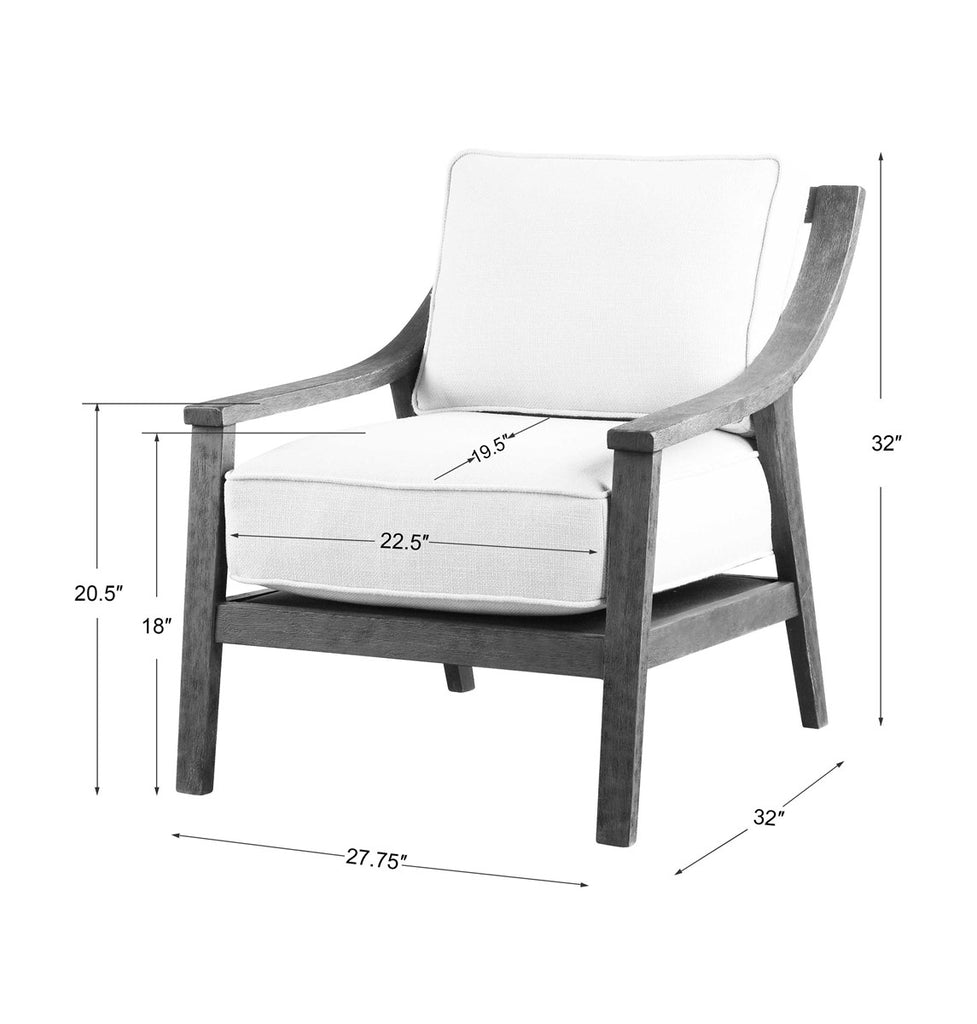 Lyle Beige Accent Chair - Bombay Mercantile
