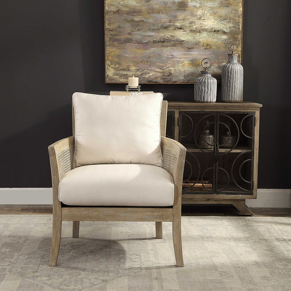 Encore Natural Armchair - Bombay Mercantile