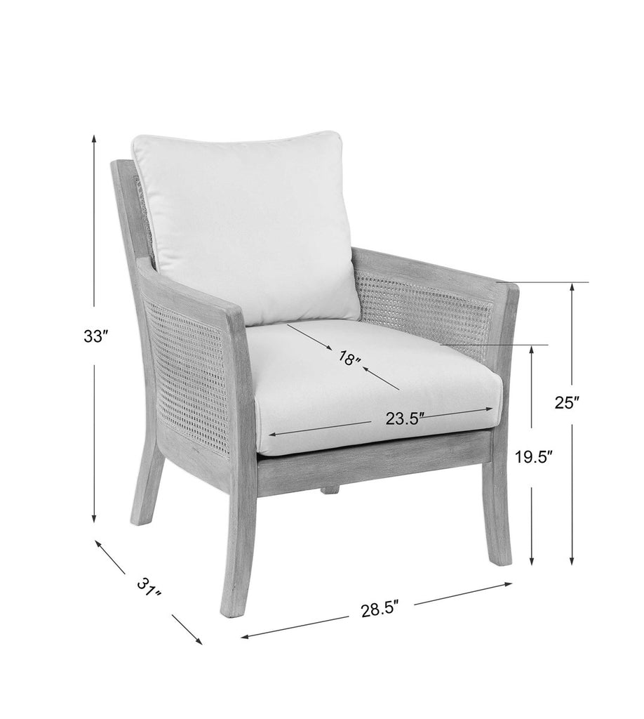 Encore Natural Armchair - Bombay Mercantile