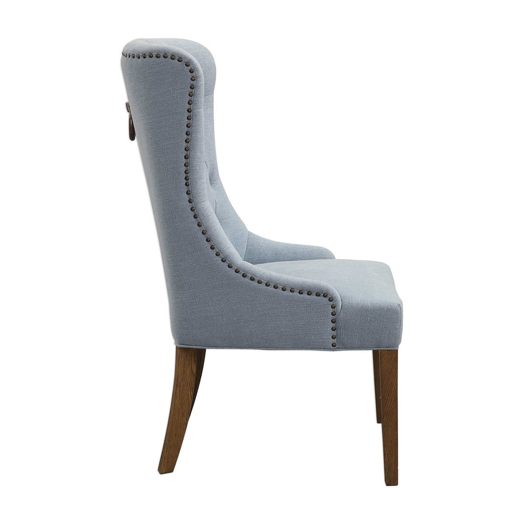 Rioni Tufted Wing Chair - Bombay Mercantile
