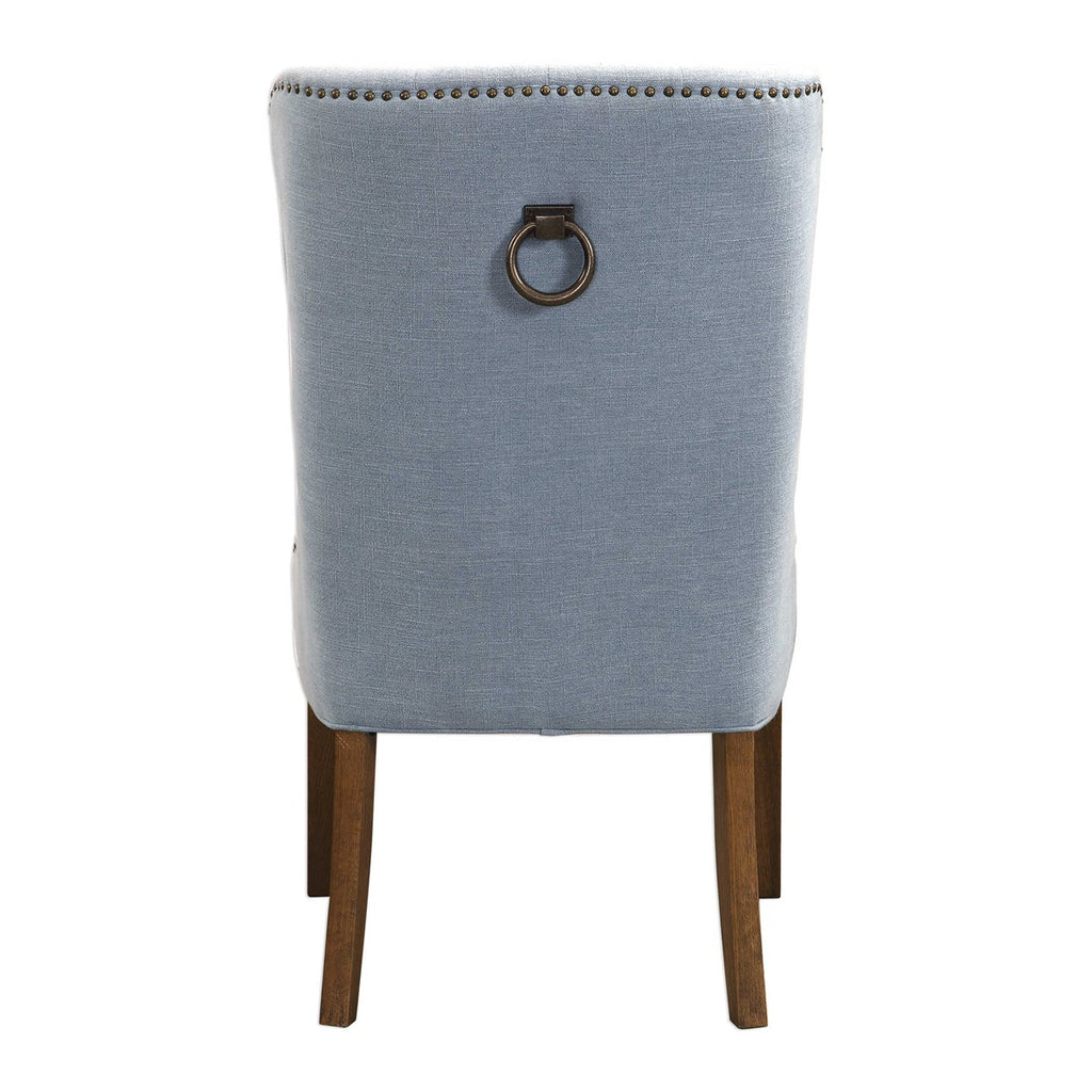 Rioni Tufted Wing Chair - Bombay Mercantile