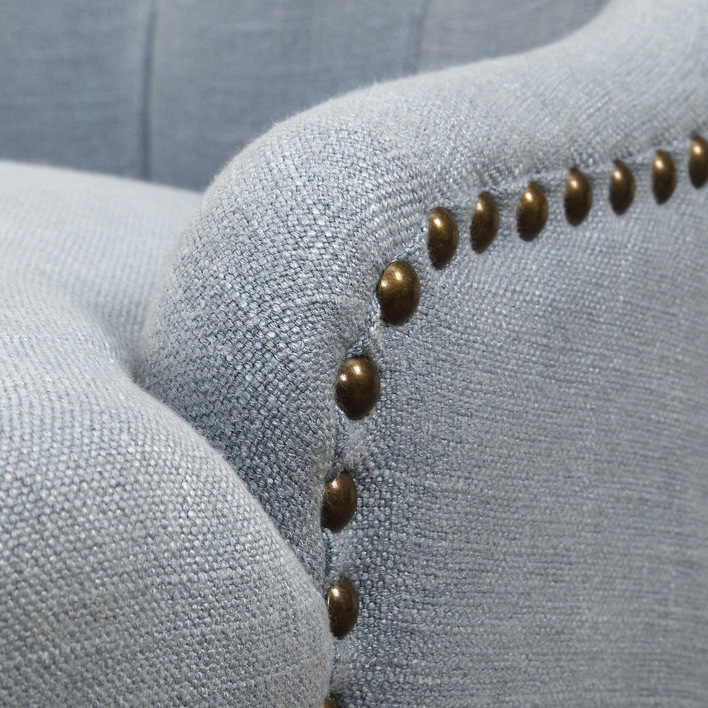 Rioni Tufted Wing Chair - Bombay Mercantile
