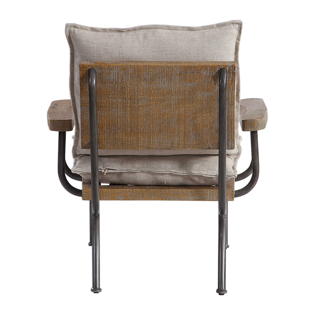 Declan Industrial Accent Chair - Bombay Mercantile