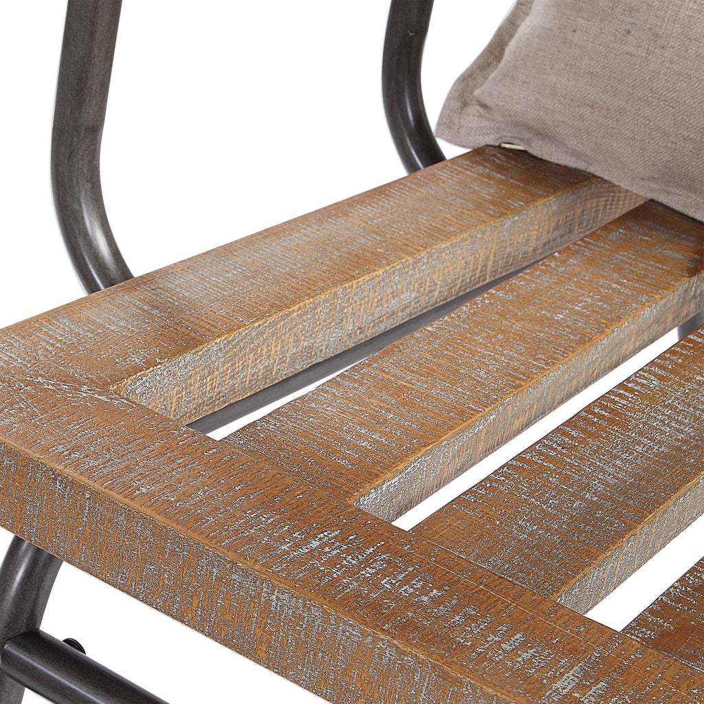 Declan Industrial Accent Chair - Bombay Mercantile