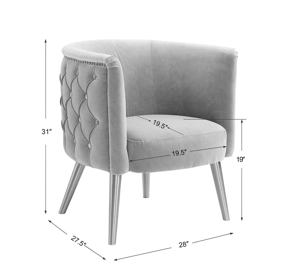 Haider Tufted Accent Chair - Bombay Mercantile