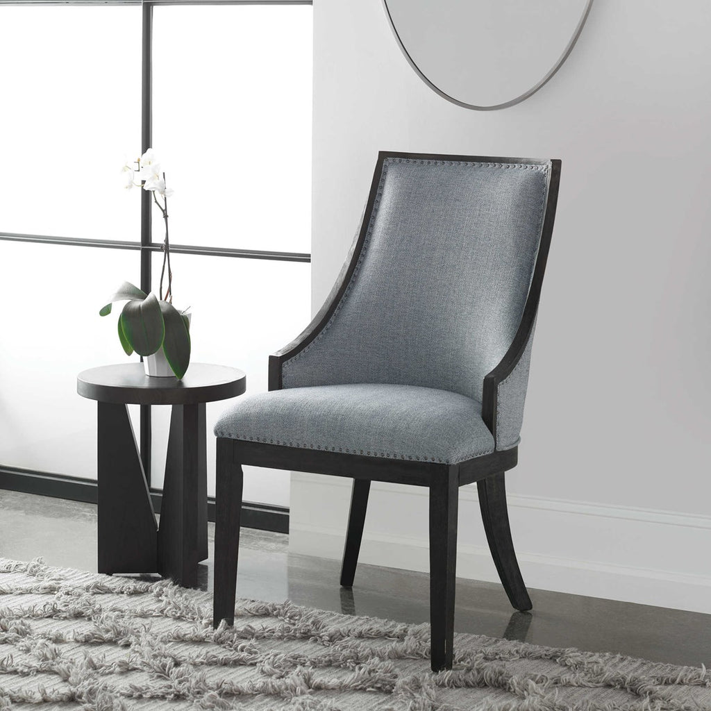 Janis Ebony Accent Chair - Bombay Mercantile