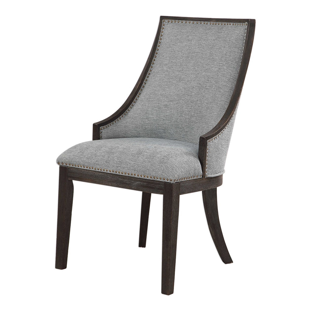 Janis Ebony Accent Chair - Bombay Mercantile