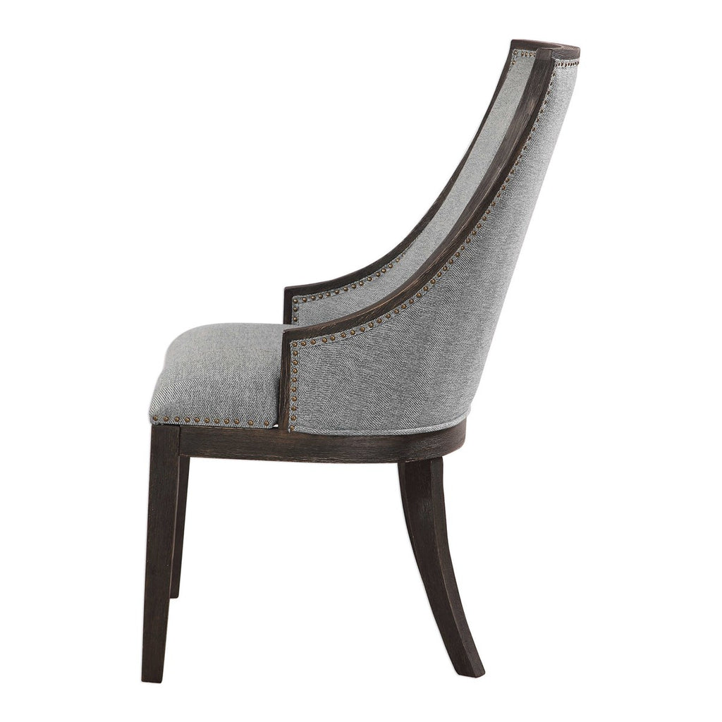 Janis Ebony Accent Chair - Bombay Mercantile