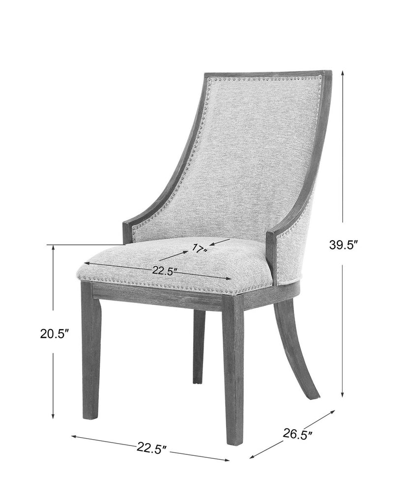Janis Ebony Accent Chair - Bombay Mercantile