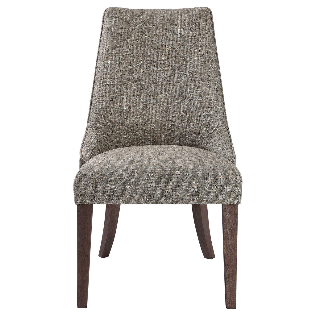 Daxton Earth Tone Armless Chair - Bombay Mercantile