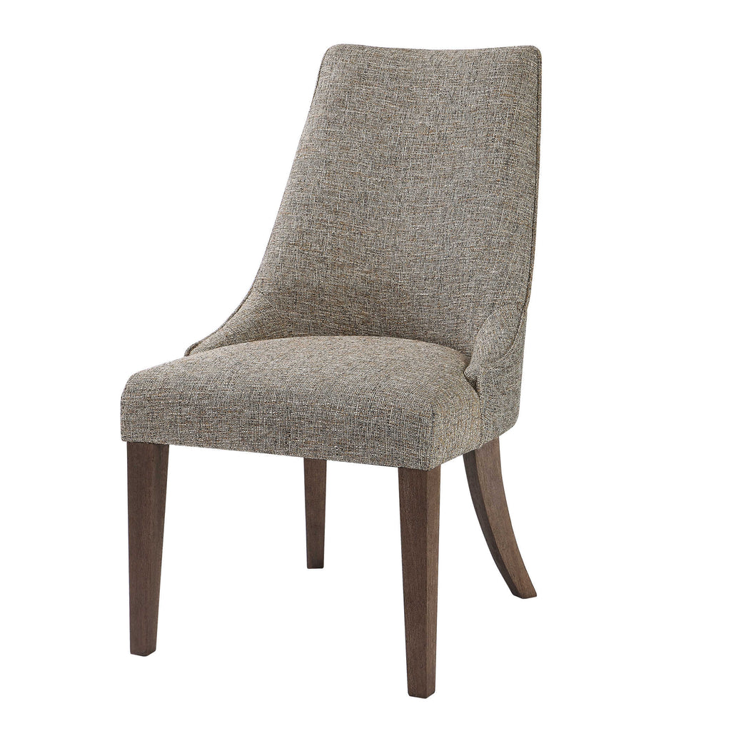 Daxton Earth Tone Armless Chair - Bombay Mercantile