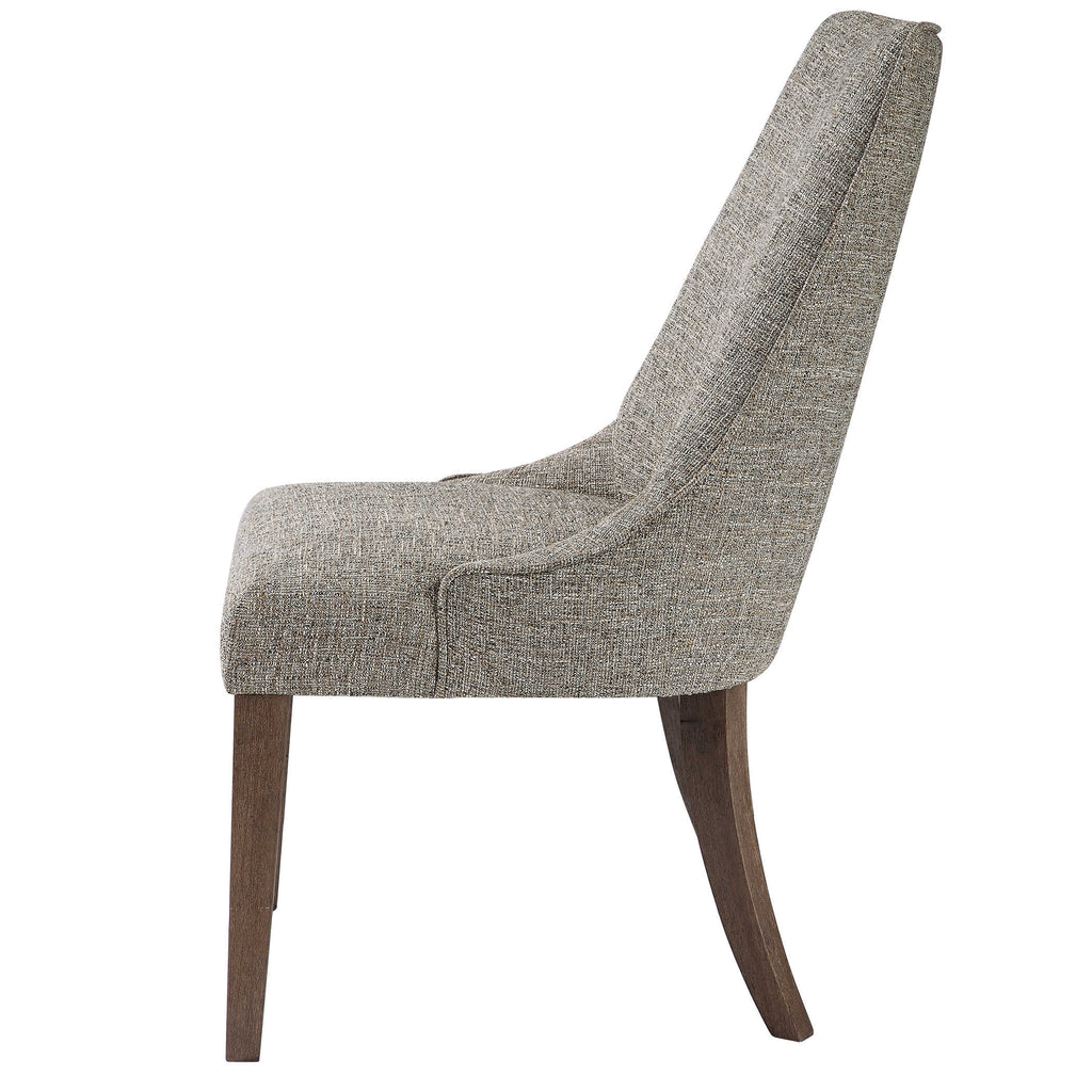 Daxton Earth Tone Armless Chair - Bombay Mercantile