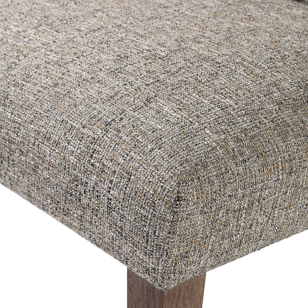 Daxton Earth Tone Armless Chair - Bombay Mercantile
