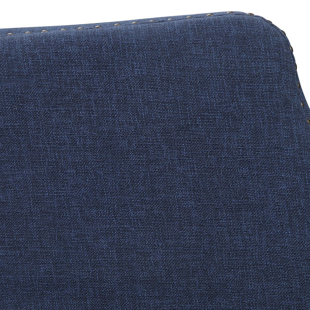 Yareena Blue Wing Chair - Bombay Mercantile