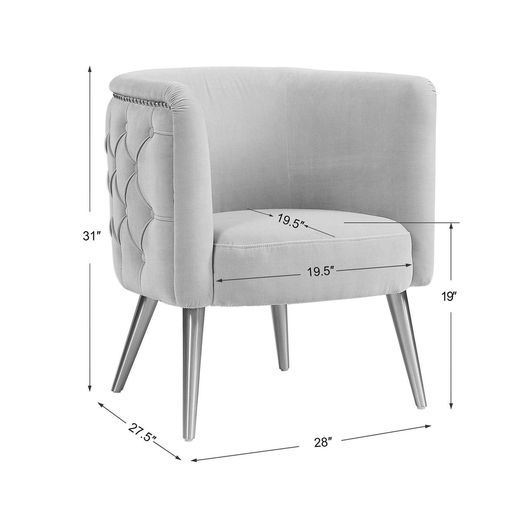 Haider Tufted Accent Chair - Bombay Mercantile