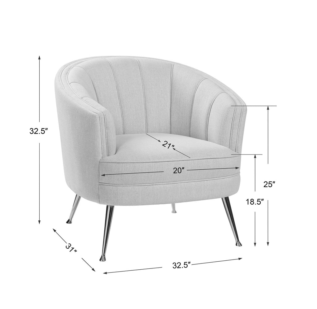 Janie Mid-Century Accent Chair - Bombay Mercantile