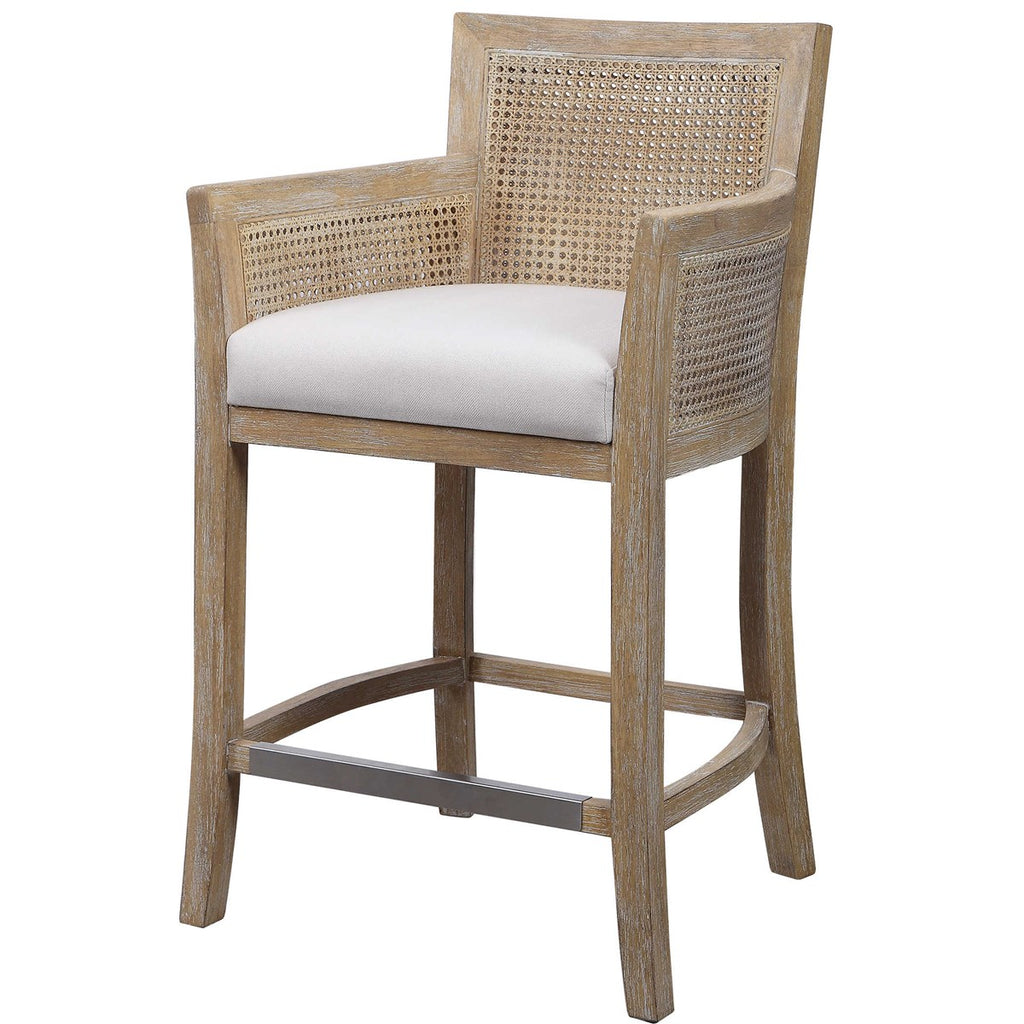 Encore Counter Stool, Natural - Bombay Mercantile