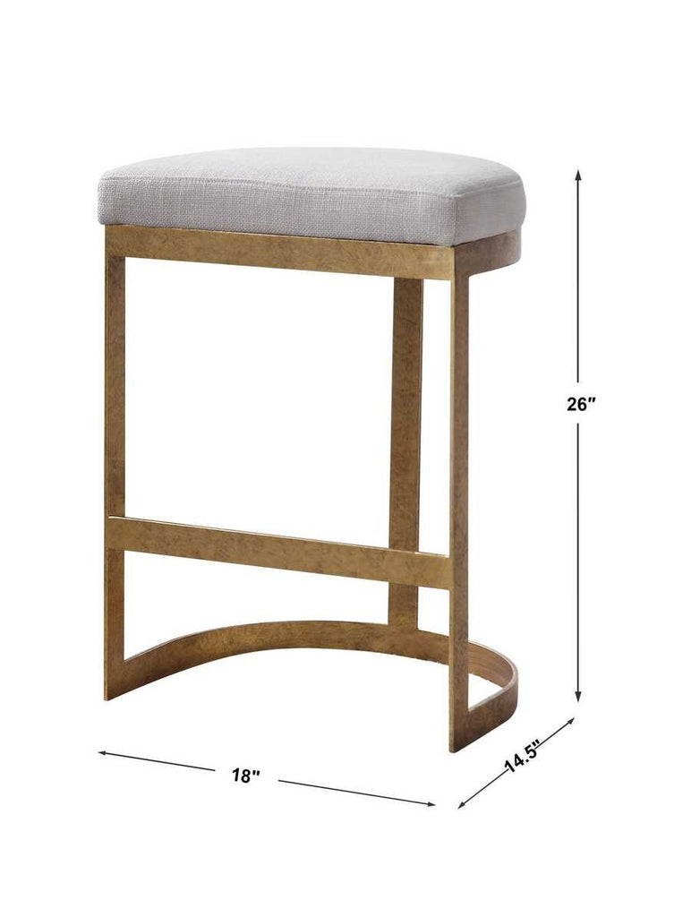 Ivanna Modern Counter Stool - Bombay Mercantile