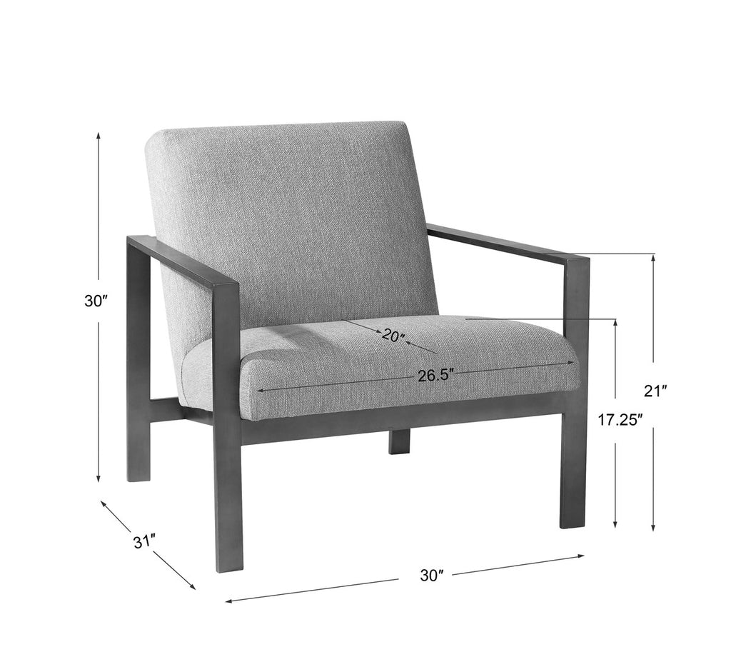 Wills Contemporary Accent Chair - Bombay Mercantile