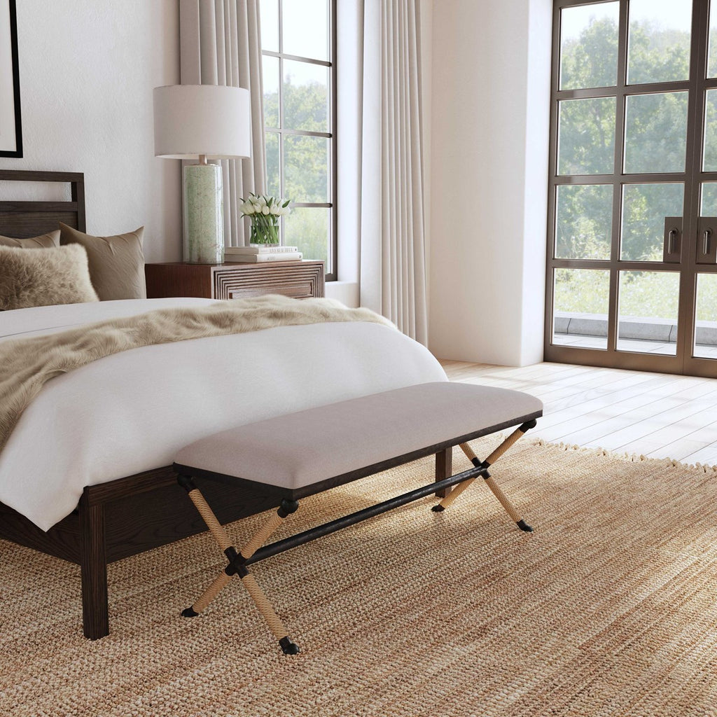 Firth Oatmeal Bench - Bombay Mercantile