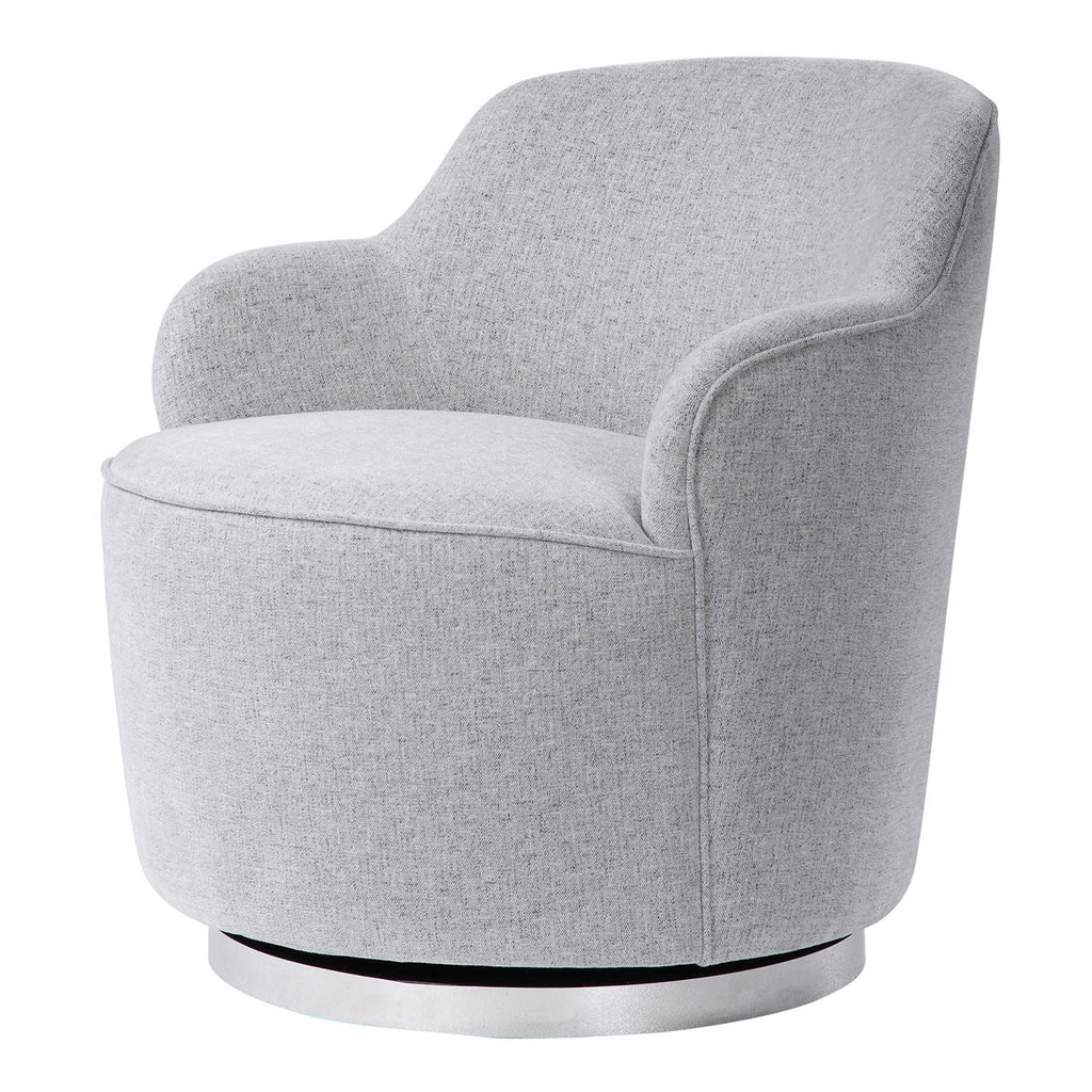 Hobart Casual Swivel Chair - Bombay Mercantile