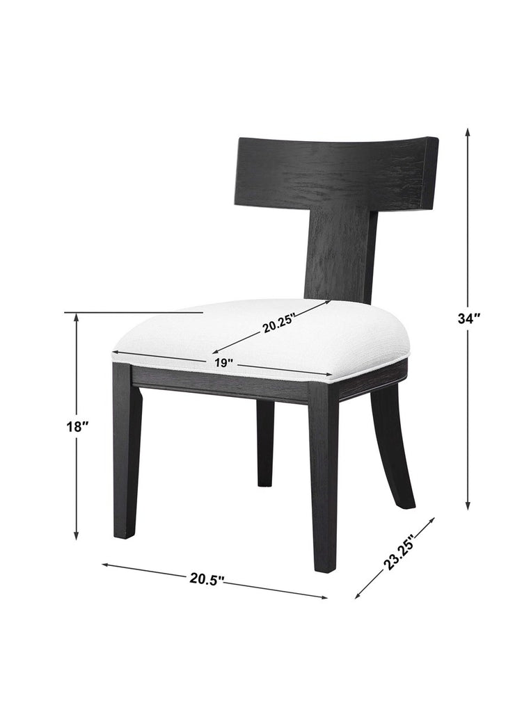 Idris Armless Chair - Bombay Mercantile