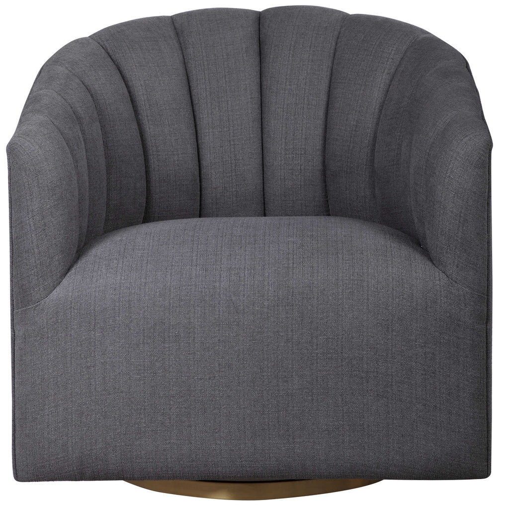 Cuthbert Modern Swivel Chair - Bombay Mercantile