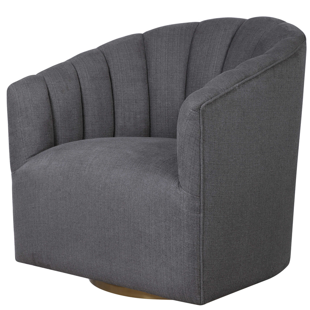 Cuthbert Modern Swivel Chair - Bombay Mercantile