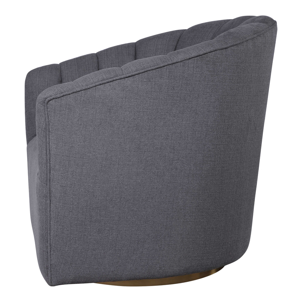 Cuthbert Modern Swivel Chair - Bombay Mercantile