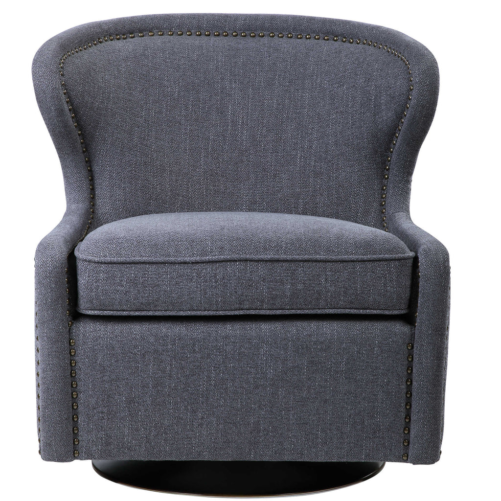 Biscay Swivel Chair - Bombay Mercantile