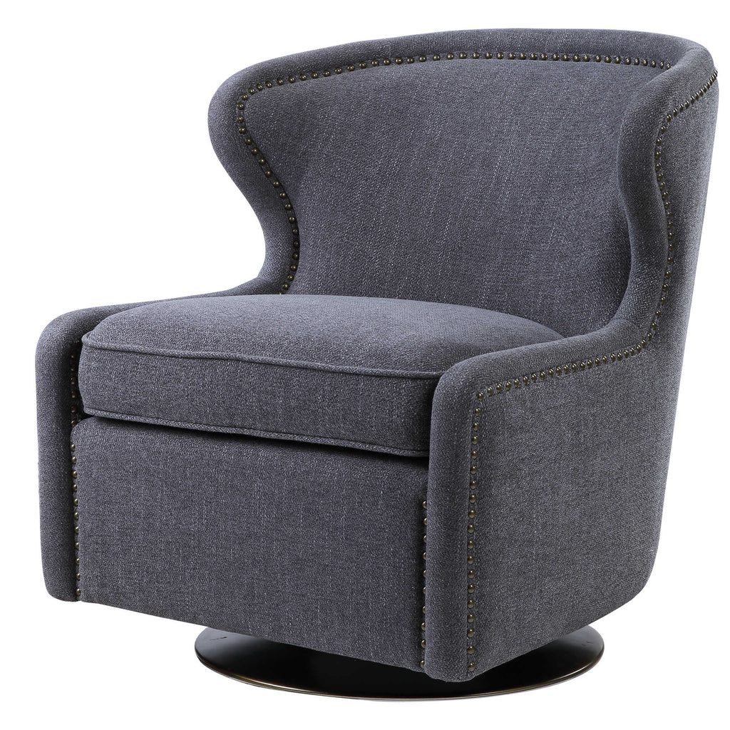 Biscay Swivel Chair - Bombay Mercantile