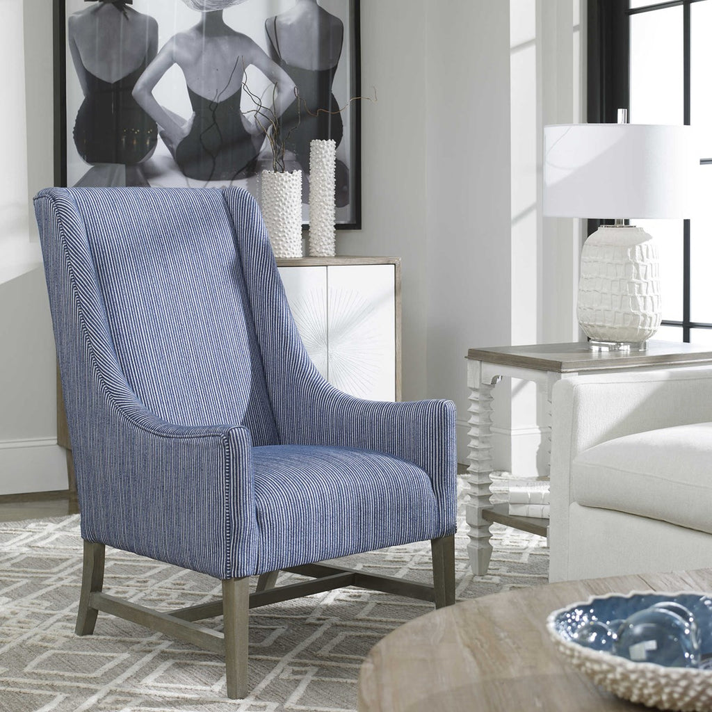 Galiot Wingback Accent Chair - Bombay Mercantile