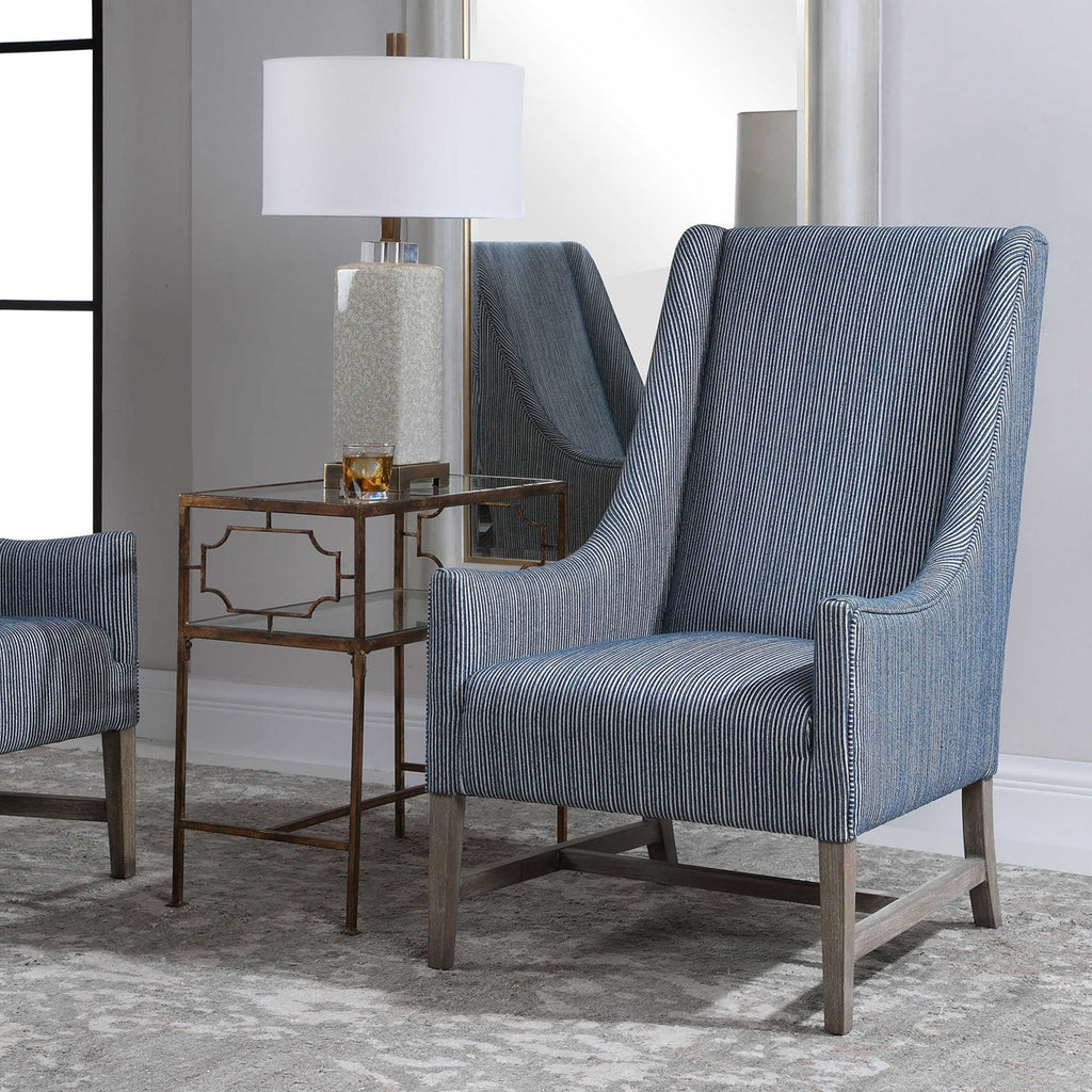 Galiot Wingback Accent Chair - Bombay Mercantile