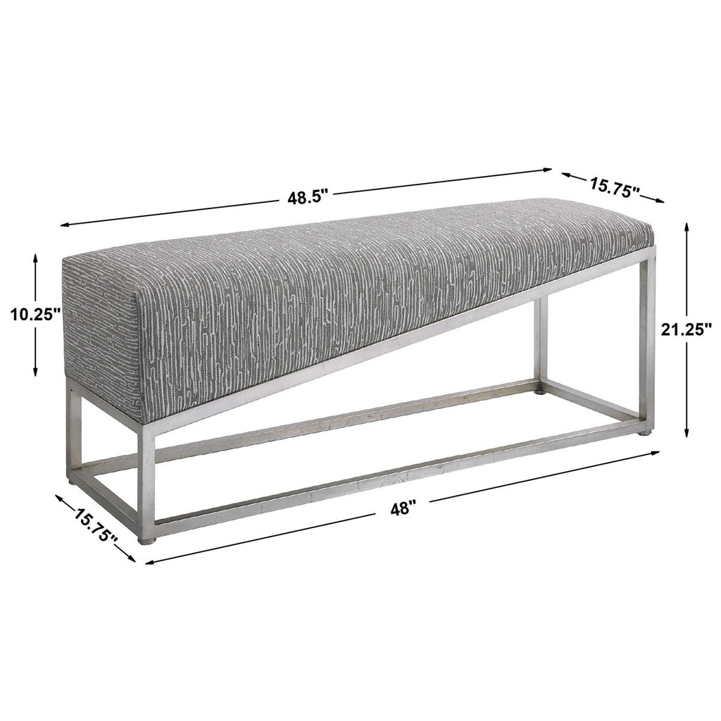 Uphill Climb Geometric Bench - Bombay Mercantile