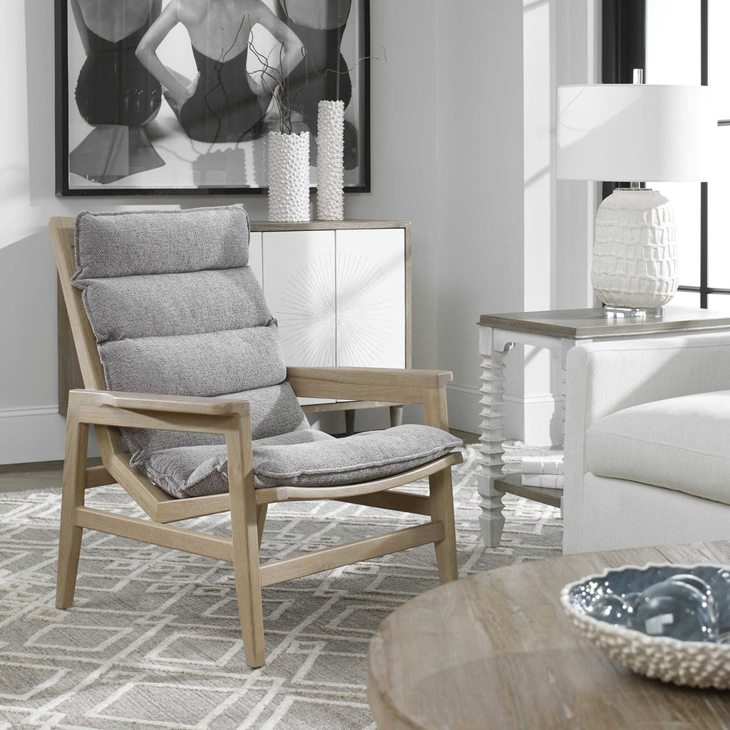 Isola Oak Accent Chair - Bombay Mercantile