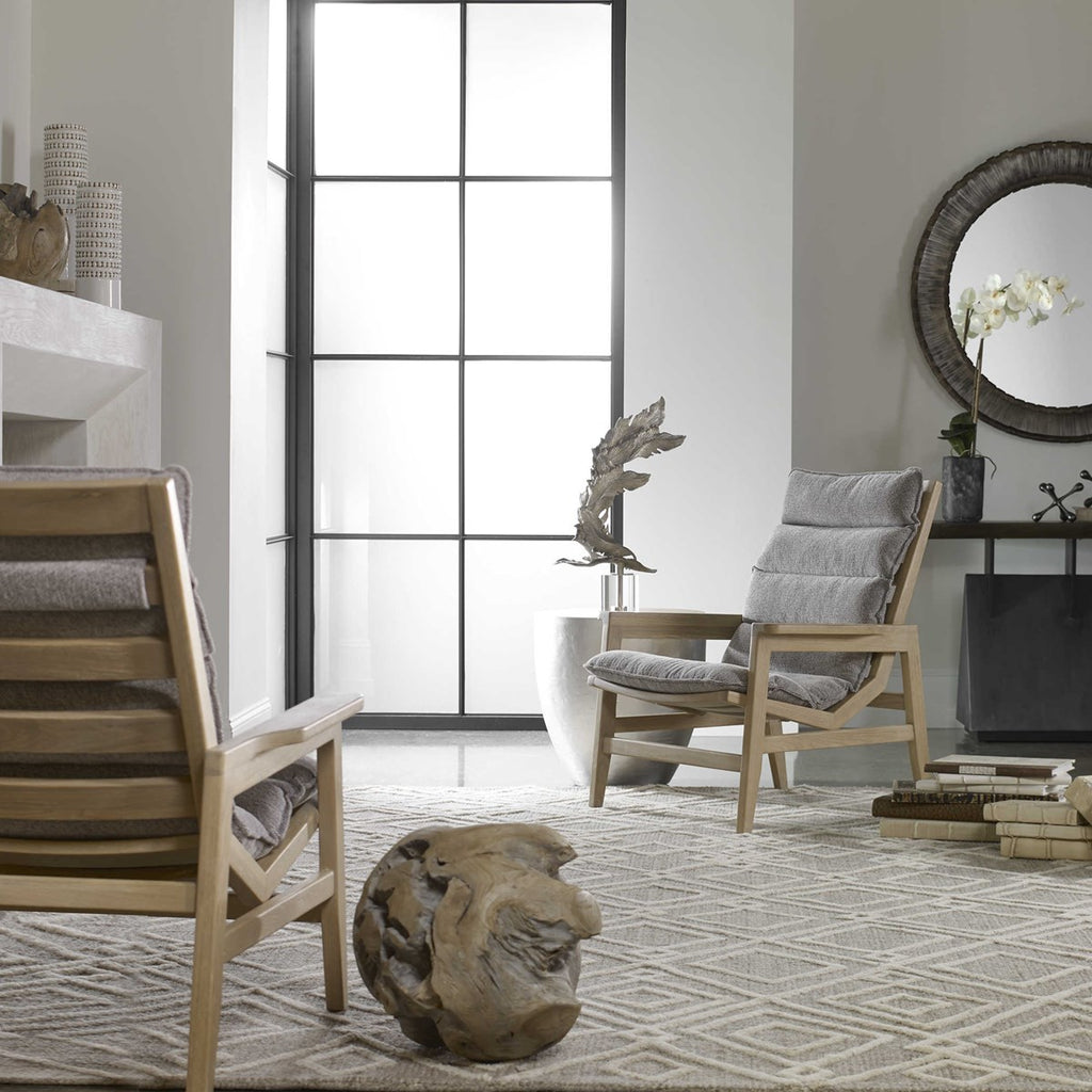 Isola Oak Accent Chair - Bombay Mercantile
