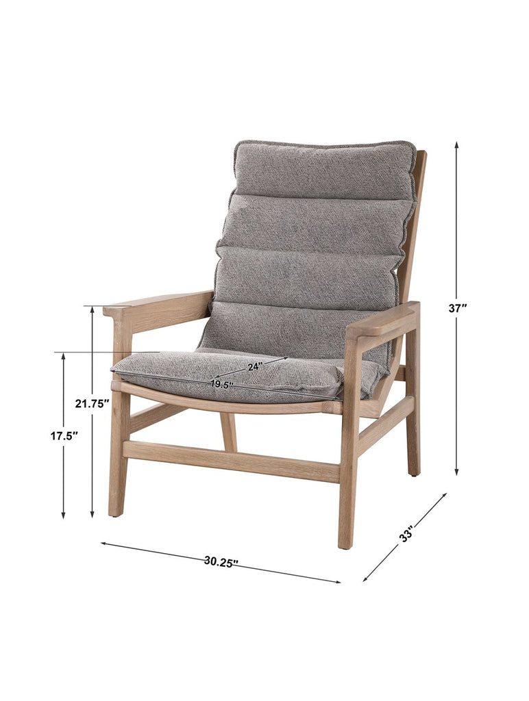 Isola Oak Accent Chair - Bombay Mercantile