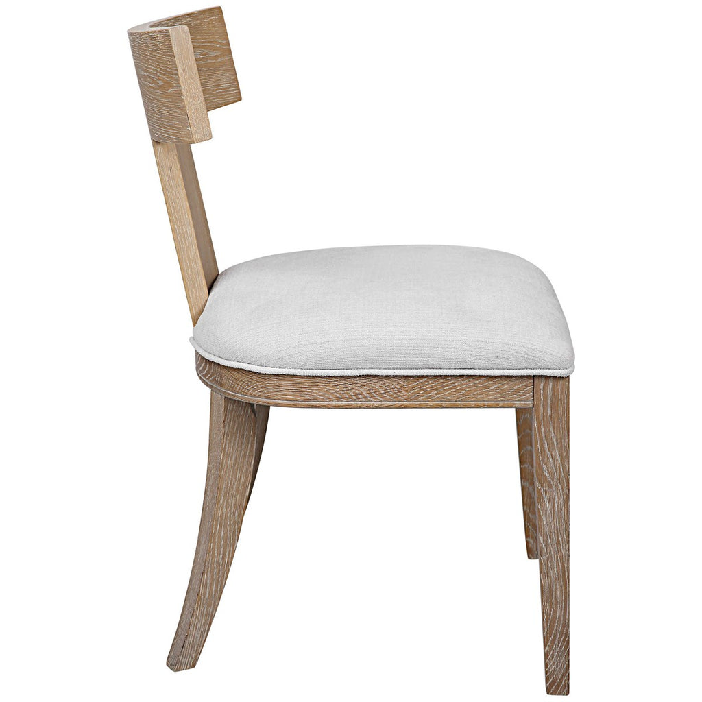 Idris Armless Chair Natural - Bombay Mercantile