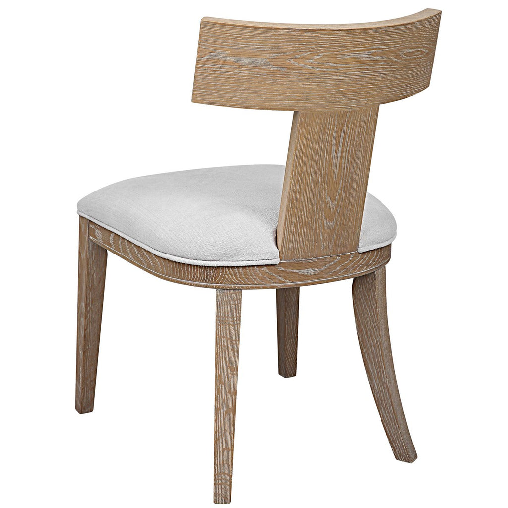 Idris Armless Chair Natural - Bombay Mercantile