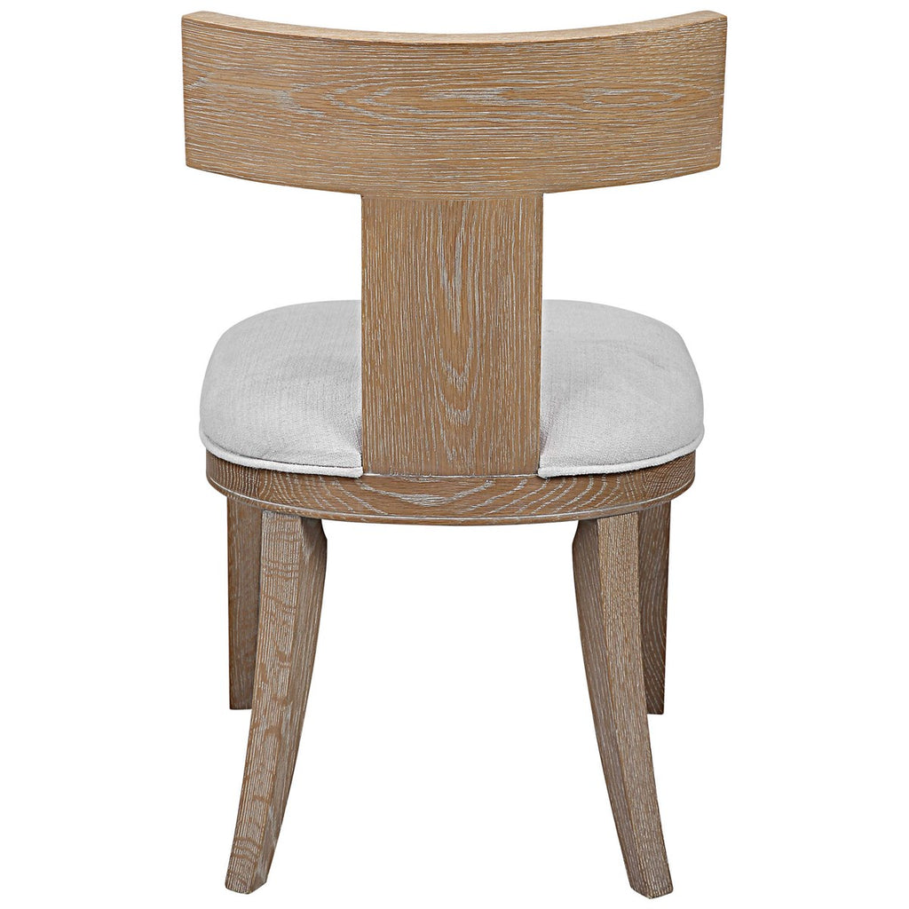 Idris Armless Chair Natural - Bombay Mercantile