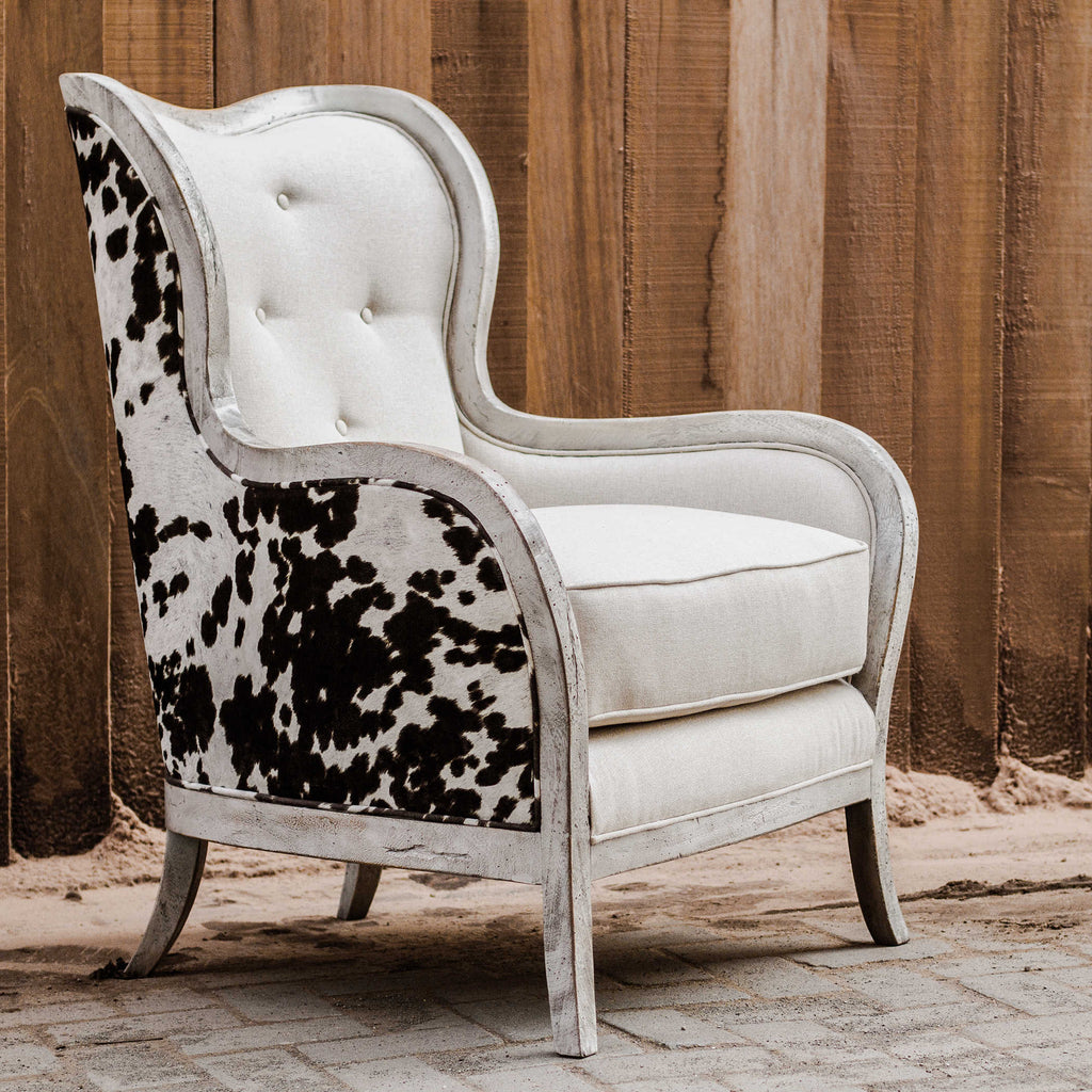 Chalina High Back Armchair - Bombay Mercantile