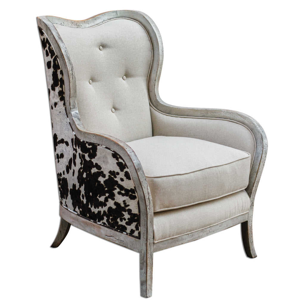 Chalina High Back Armchair - Bombay Mercantile