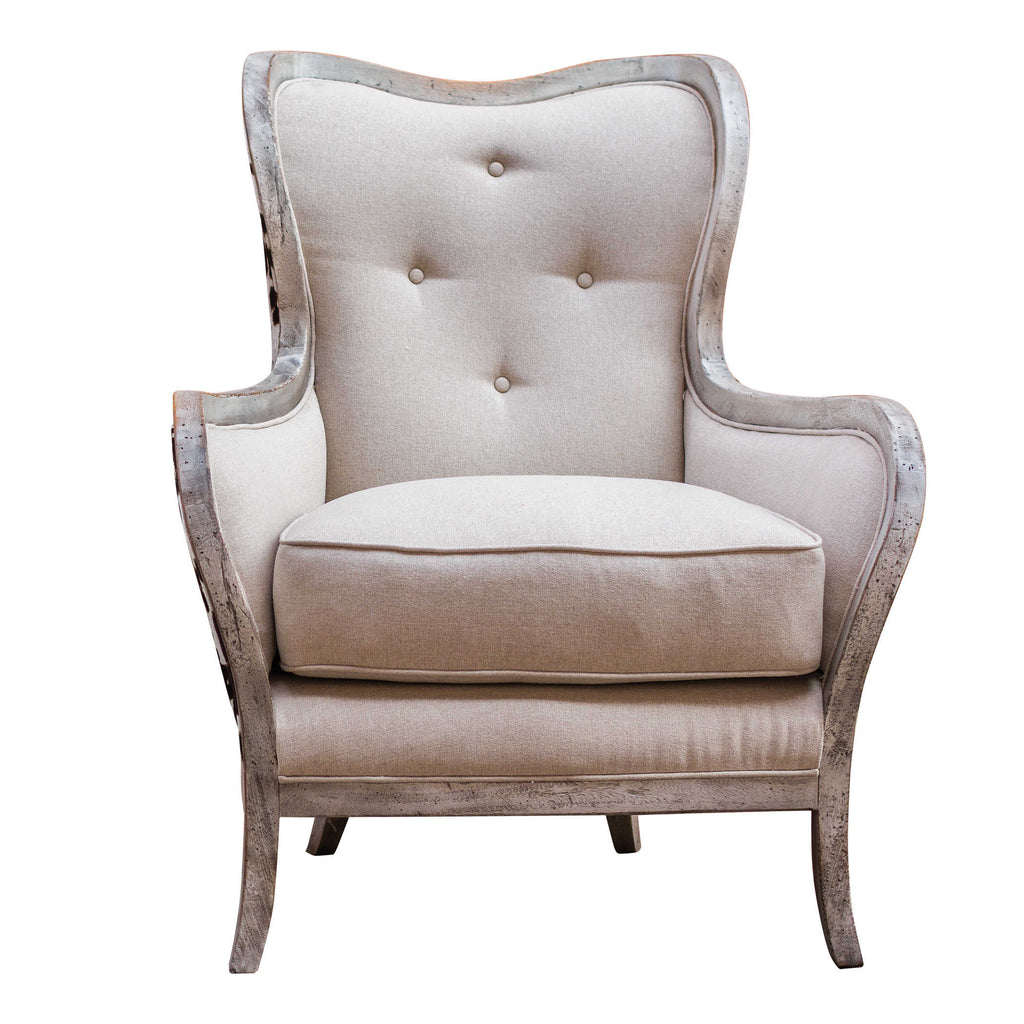 Chalina High Back Armchair - Bombay Mercantile