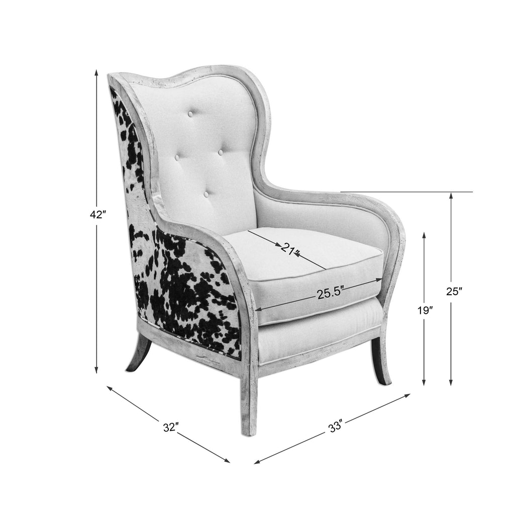 Chalina High Back Armchair - Bombay Mercantile